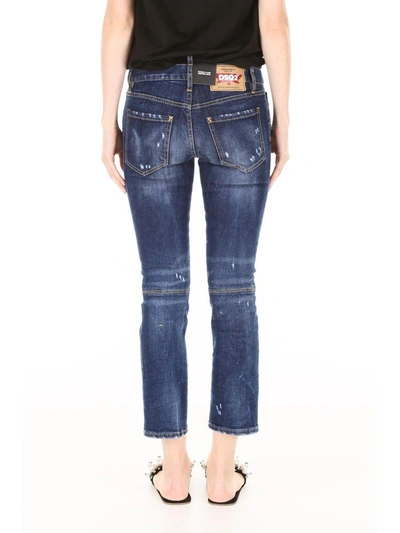 Shop Dsquared2 Runway Flare Jeans In Blueblu