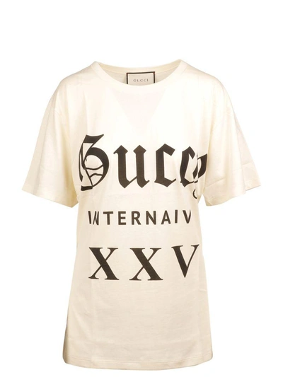 Shop Gucci Internaive Xxv T-shirt In 7561