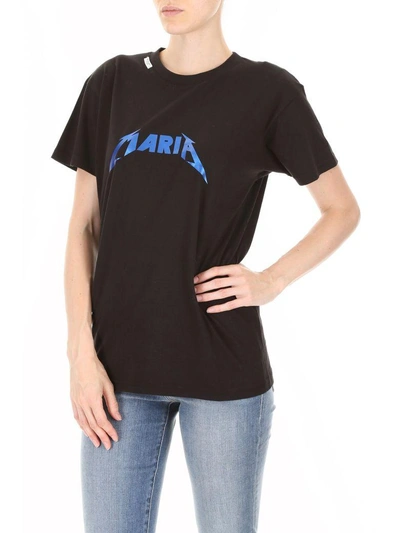 Shop Forte Couture Maria T-shirt In Black (black)