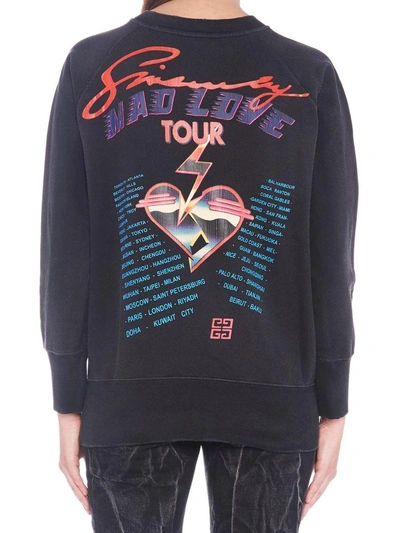 Shop Givenchy 'mad Love Tour' Sweatshirt In Black