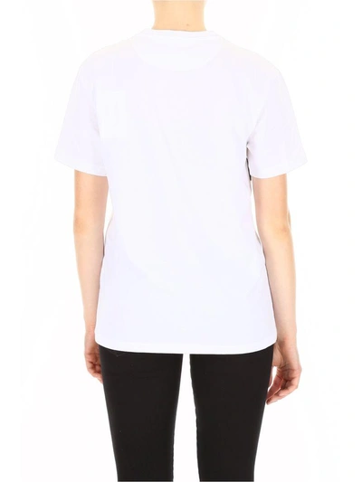 Shop Valentino Framis T-shirt In Bianco+nerobianco