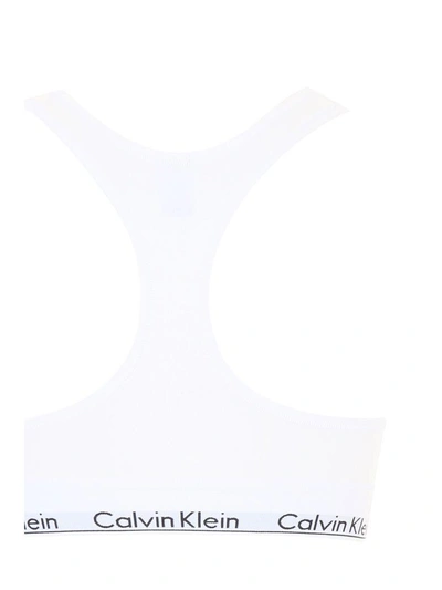 Shop Calvin Klein Bralette In White (white)