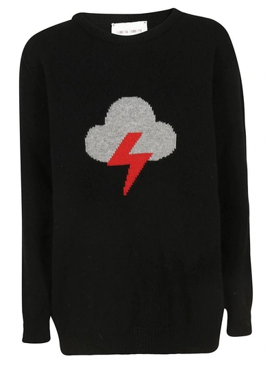 Shop Alberta Ferretti Thunder Sweater In Nero