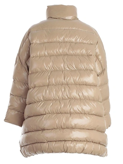 Shop Hache Classic Padded Jacket In Camel
