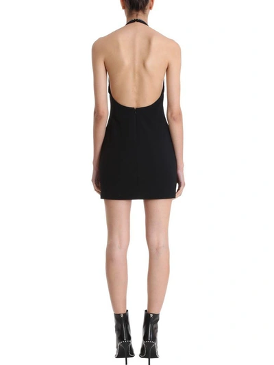 Shop Alexander Wang Halter Mini Dress In Black