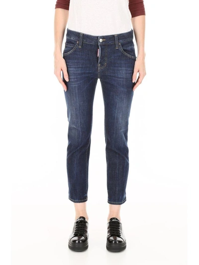 Shop Dsquared2 Cool Girl Jeans In Denim|blu