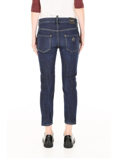 Shop Dsquared2 Cool Girl Jeans In Denim|blu