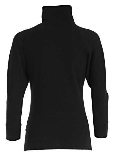 Shop Dsquared2 Classic Turtleneck Knit Sweater In Black