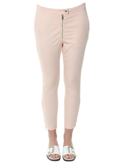 Shop Dondup Fairy Pink Cotton Trousers