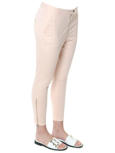 Shop Dondup Fairy Pink Cotton Trousers