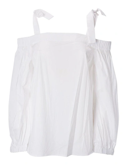 Shop Michael Kors Classic Top In White