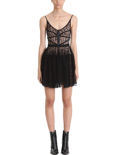 Shop Alexander Wang Fitted Bodice Dress In Black