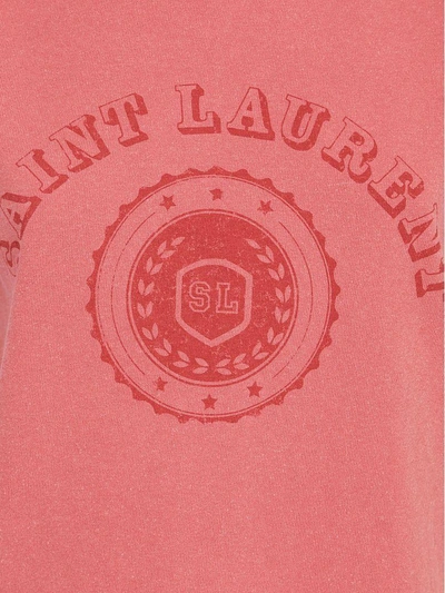 Shop Saint Laurent T-shirt In Rouge