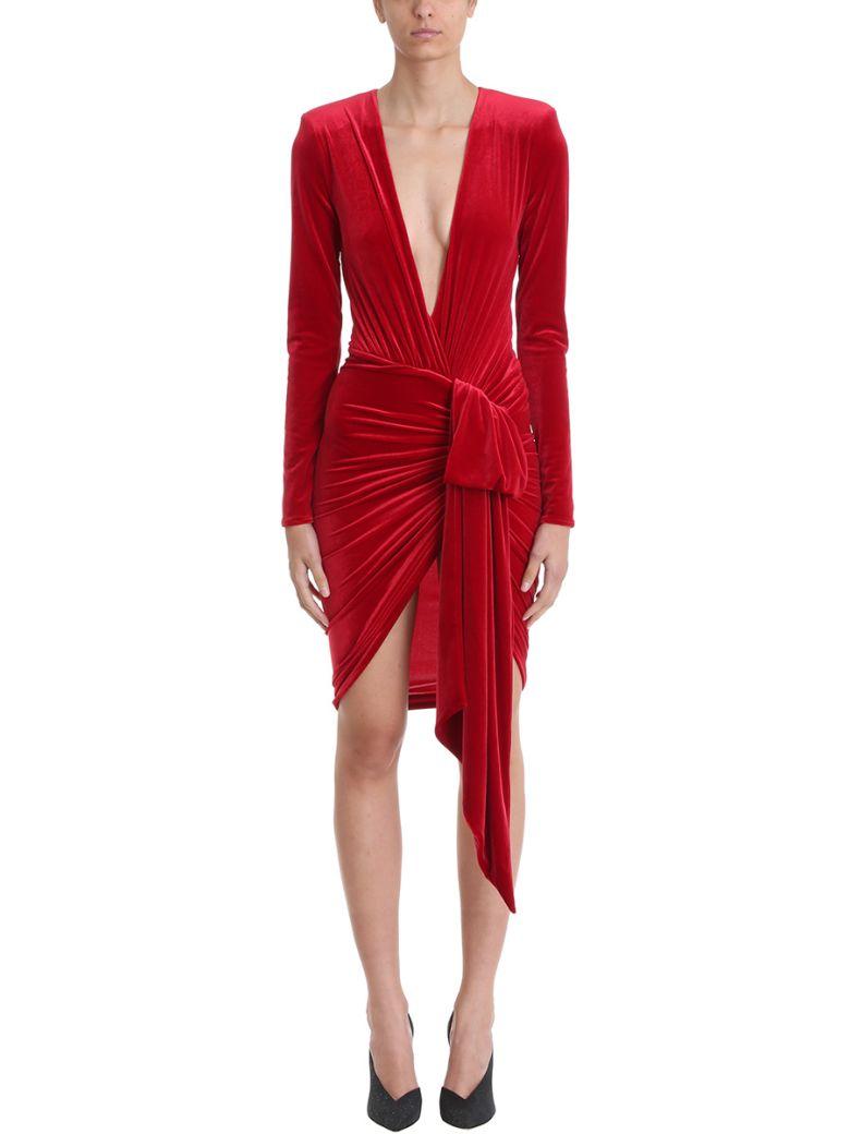 alexandre vauthier red dress