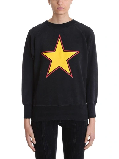 Shop Givenchy Star World Tour Black Sweatshirt