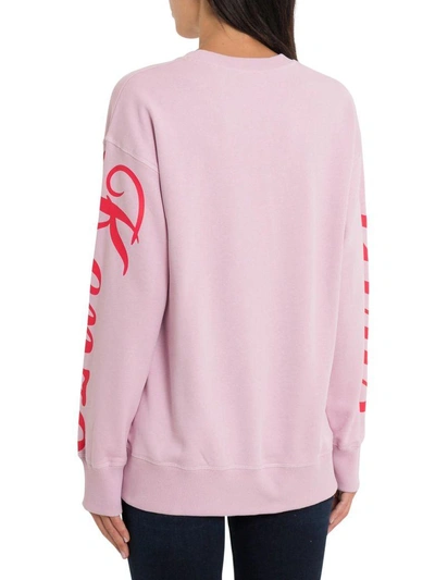 Shop Kenzo Jumping Tiger Sweatshirt In Rosa