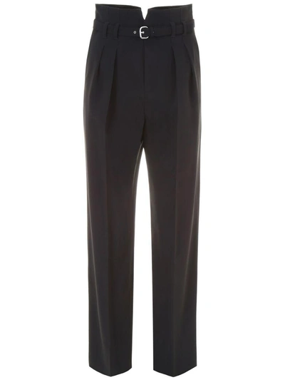 Shop Red Valentino Palazzo Trousers In Black (black)