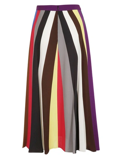 Shop Erika Cavallini Flared Skirt In Multicolor