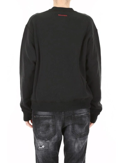 Shop Dsquared2 Twin Guns Sweatshirt In Black Multi (black)