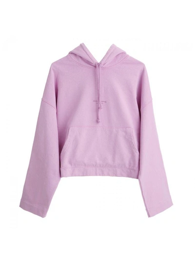 Shop Acne Studios Acne Joghy Hoodie In Candy Pink