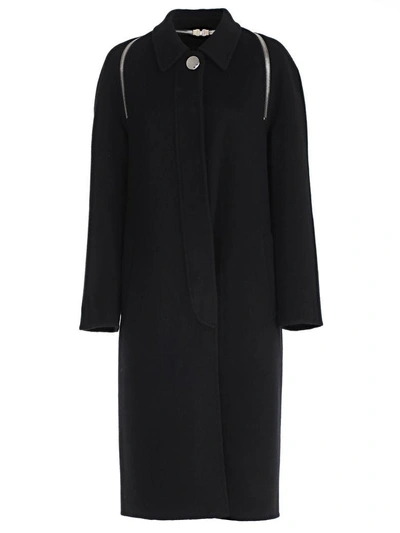 Shop Alexander Wang Single Breasted Coat In Black