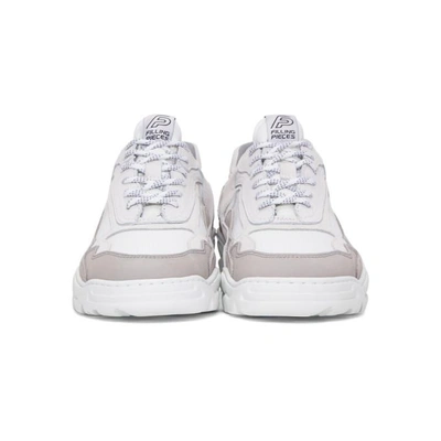 Shop Filling Pieces White Low Curve Iceman Trimix Sneakers In 1901 White