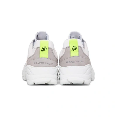 Shop Filling Pieces White Low Curve Iceman Trimix Sneakers In 1901 White
