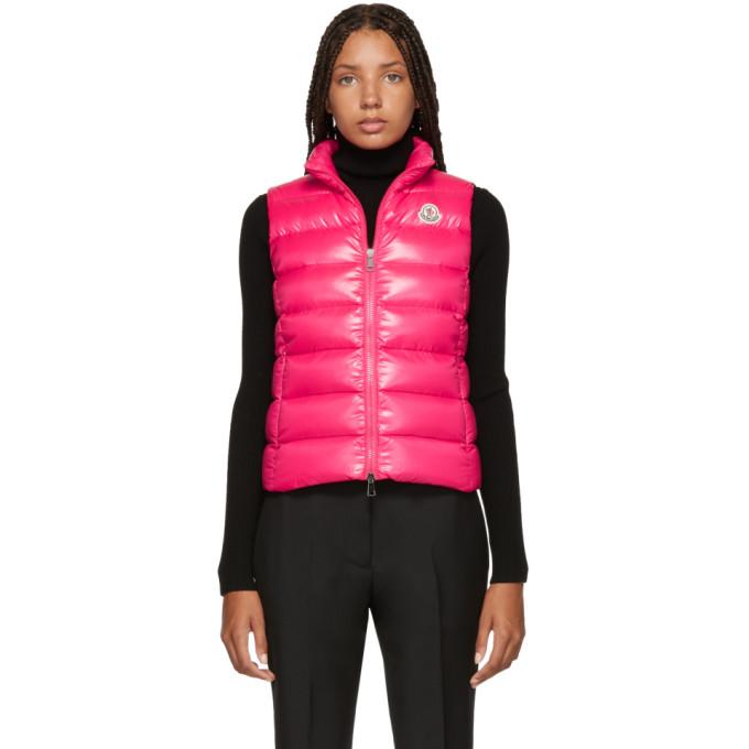 hot pink moncler jacket