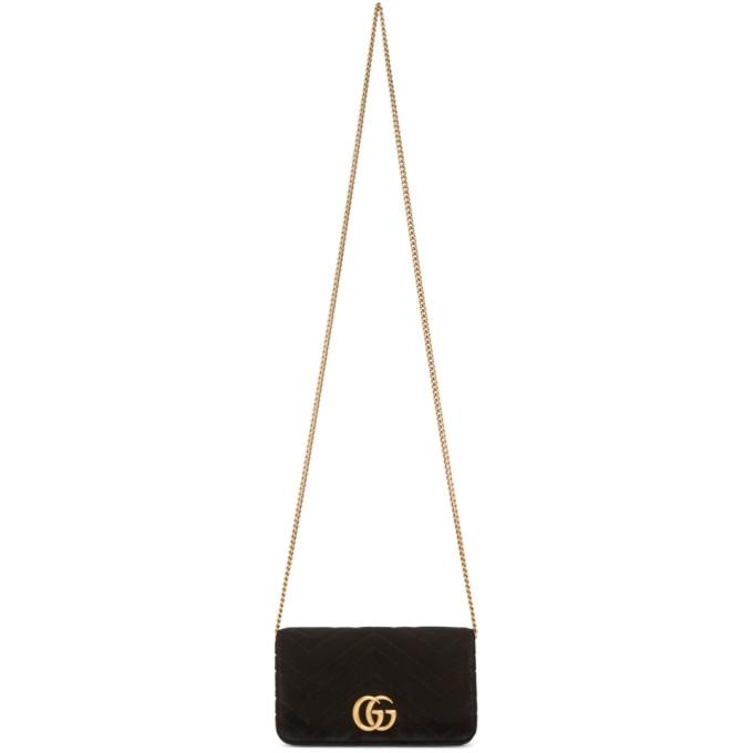 black quilted gg marmont 2.0 bag