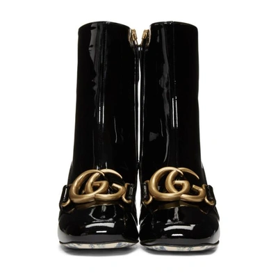 Shop Gucci Black Victoire Boots In 1000 Black