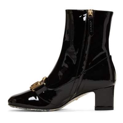 Shop Gucci Black Victoire Boots In 1000 Black