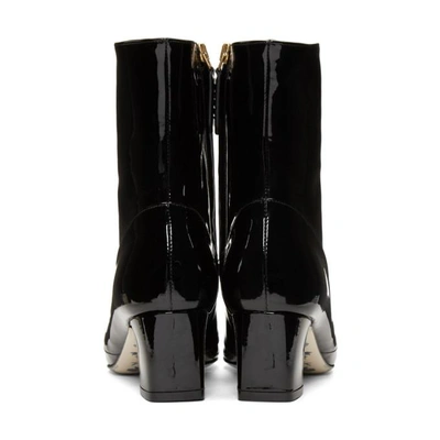 Shop Gucci Black Victoire Boots In 1000 Black