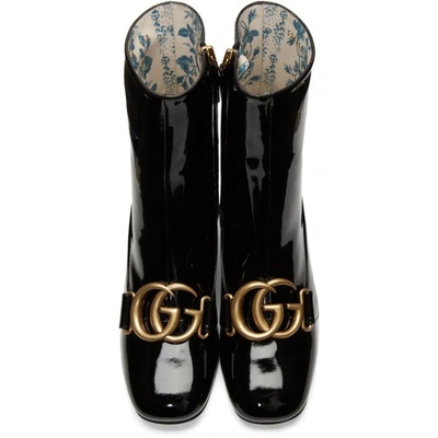 Shop Gucci Black Victoire Boots In 1000 Black