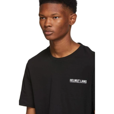 Shop Helmut Lang Black Logo T-shirt