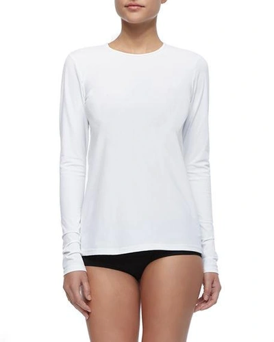 Shop Cover Perfect Upf 50 Long-sleeve Swim Tee In White