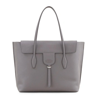 Shop Tod's Joy Bag Large In Grey