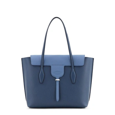 Shop Tod's Joy Bag Medium In Blue