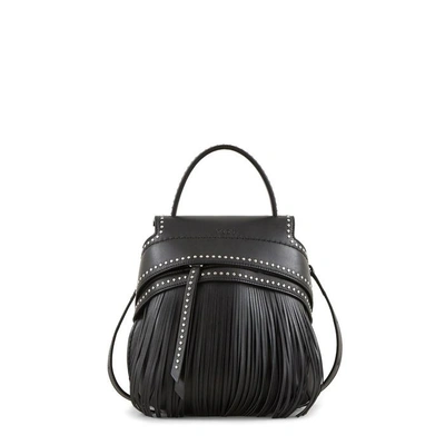 Shop Tod's Wave Backpack Mini In Black