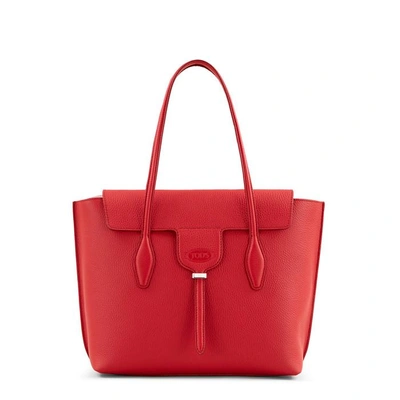 Shop Tod's Joy Bag Medium In Red
