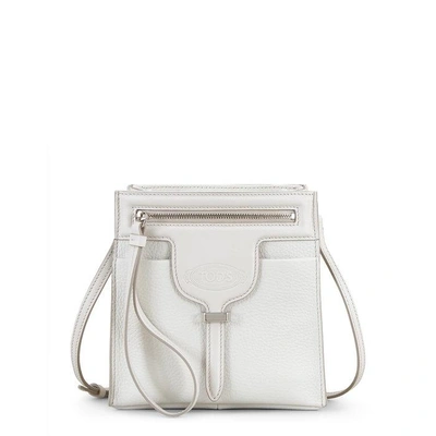 Shop Tod's Thea Crossbody Bag Mini In White