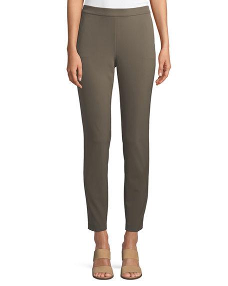 Lafayette 148 Murray Acclaimed Stretch Cropped Pants In Nougat | ModeSens