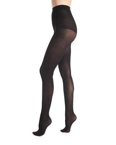 Shop Donna Karan Sueded Jersey Shapewear In Black