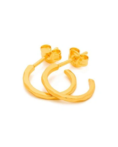 Shop Gorjana Taner Mini Hoop Earrings In Gold