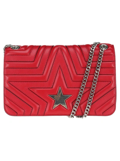 Shop Stella Mccartney Flap Stella Star In Red