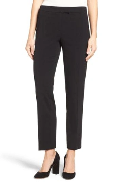 Shop Anne Klein Slim Suit Pants In  Black