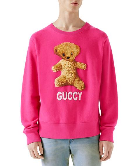 guccy teddy bear sweatshirt