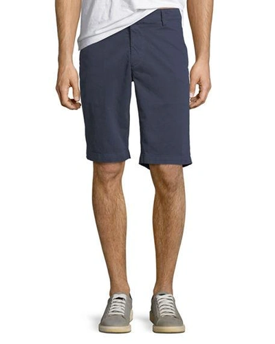 Shop Ag Griffin Flat-front Shorts In Night Sky