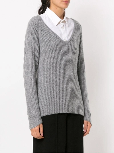 Shop Cecilia Prado Maira Knit Blouse - Grey