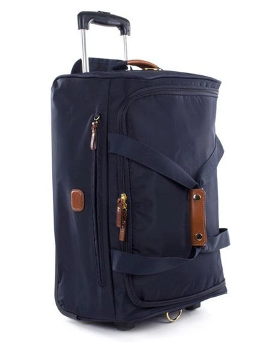 Shop Bric's Navy X-bag 21" Carry-on Rolling Duffel Luggage