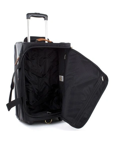 Shop Bric's X-bag 21" Carry-on Rolling Duffel Luggage In Black